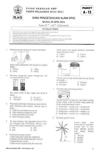 Soal dan pembahasan sbmptn Soal dan pembahasan sbmptn