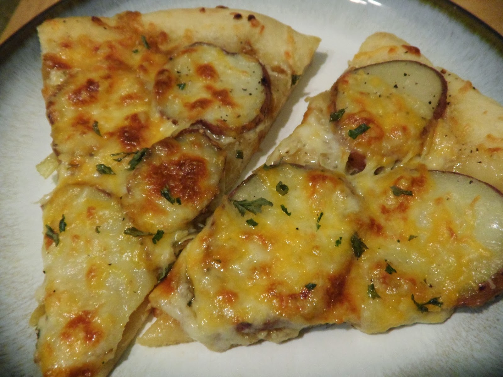 Devour Baked Potato Pizza with Caramelized Onions