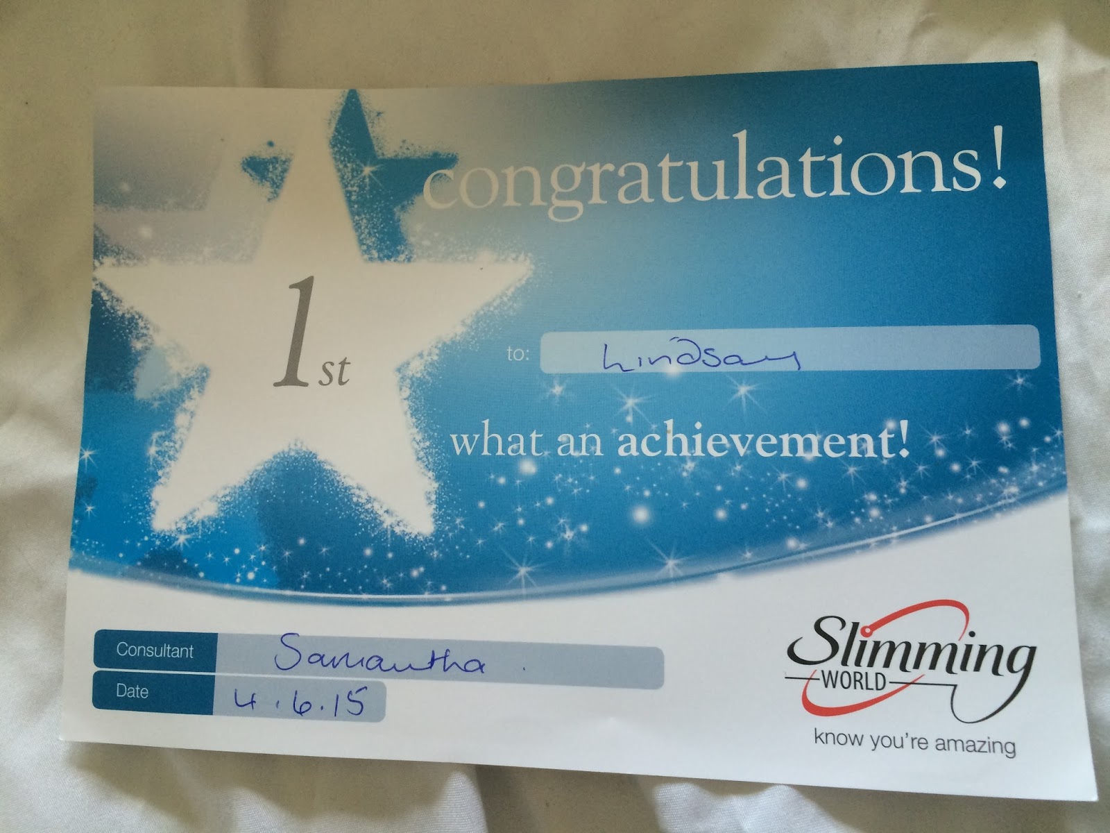 Slimming World Week Nine Newcastle Family Life