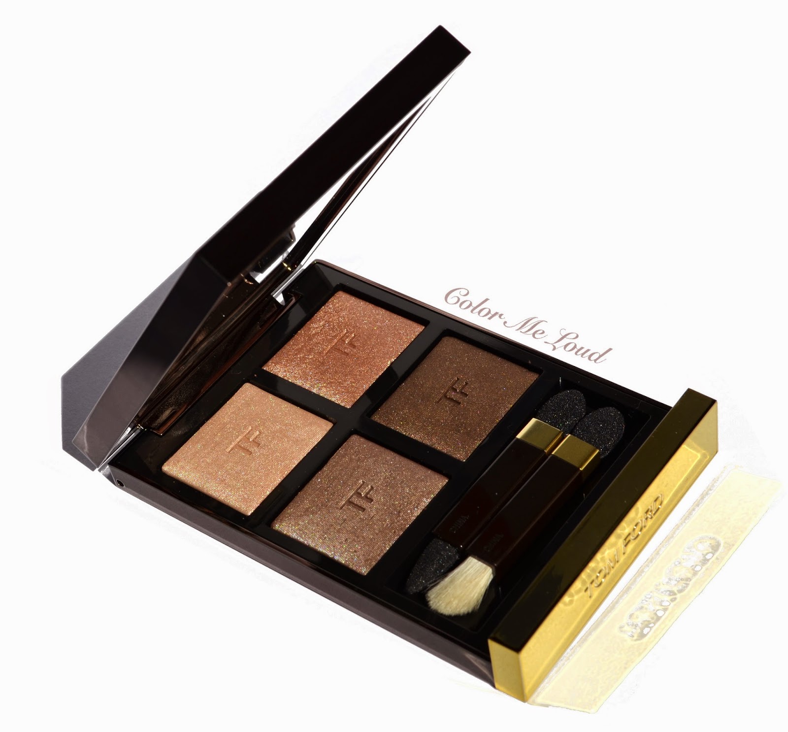 Tom Ford Eye Color Quad #03 Nude Dip for Fall 2014 Collection, Swatch, Review & FOTD