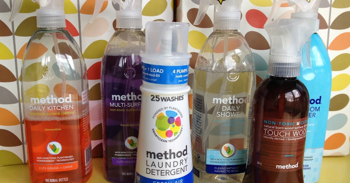 Natural Vegan Eco Mom Method Daily Cleaner & Method Multi Surface