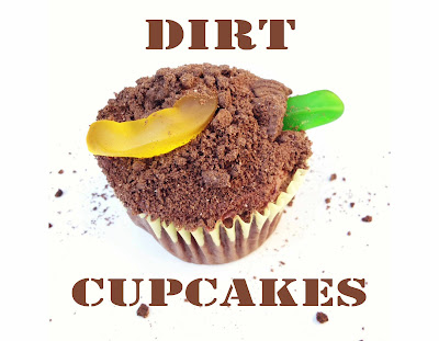 Dirt & Worm Cupcakes