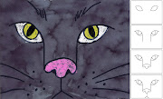 Black Cat Face cat face