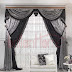 living room curtains Design and sewing 