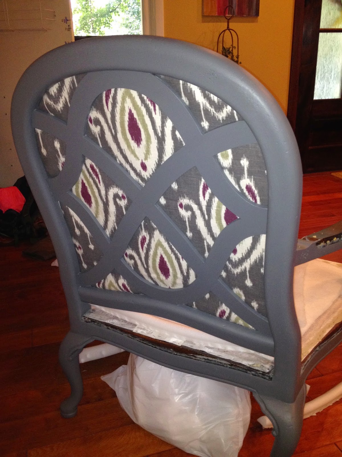 Rebecca Robinson Interiors How to reupholster a chair