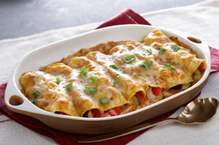 Cocina Enchiladas de verduras asadas