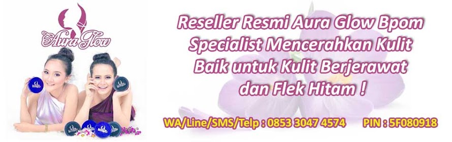 Jual kosmetik aura glow magic beauty cream specialist tempat perawatan pemutih wajah