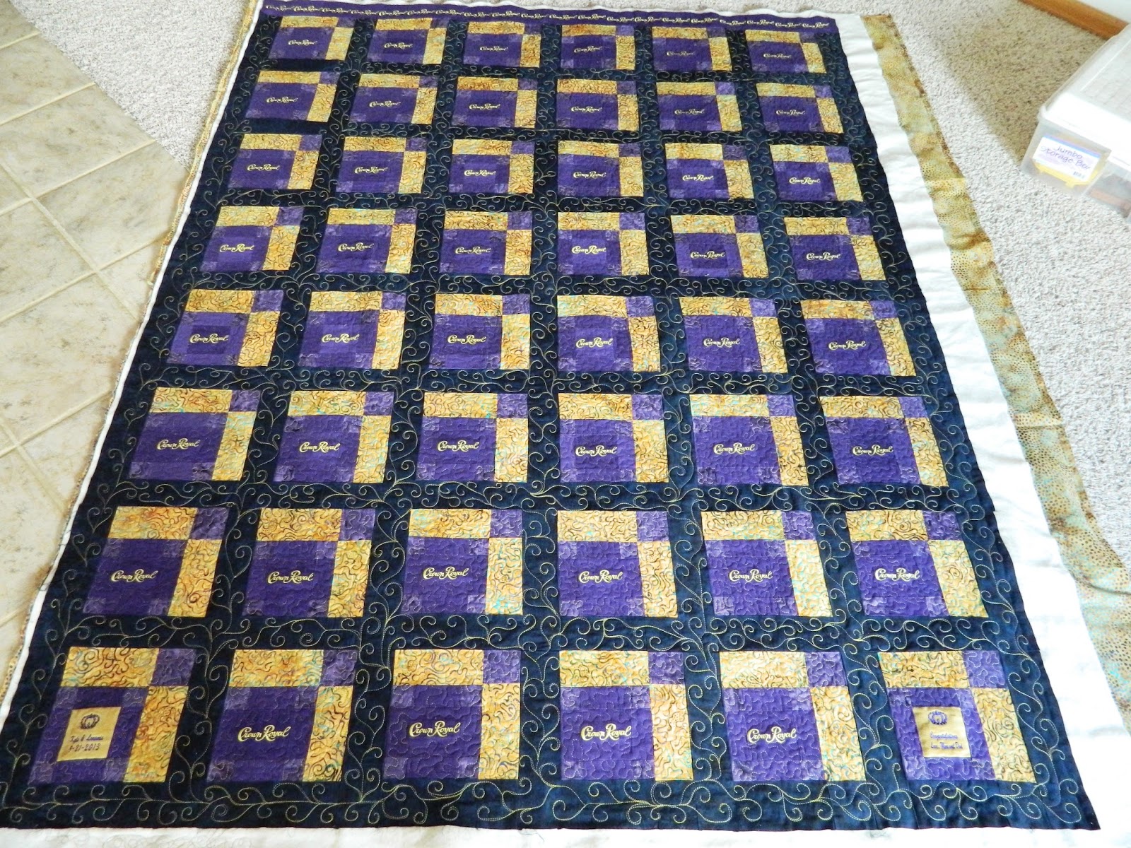 crown royal quilt patterns Crown Royal Bag Quilt Pattern Crown royal quilt, Crown royal