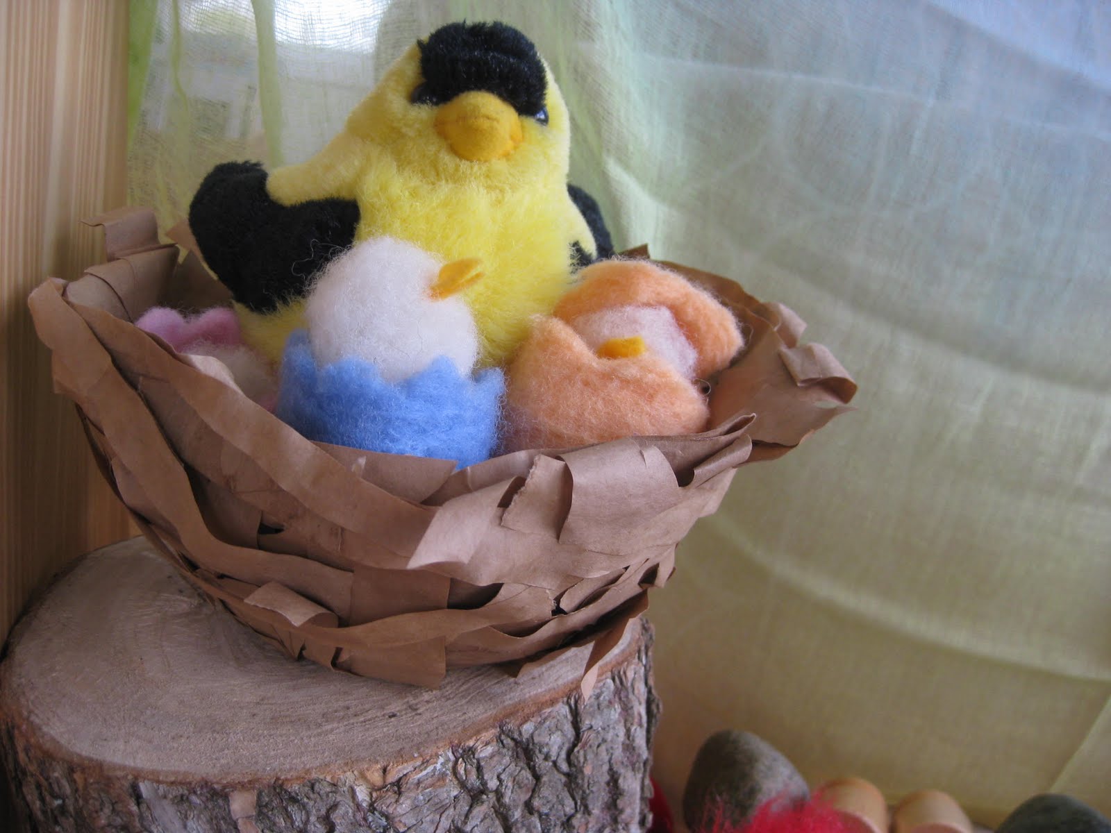 The Wonder Years Paper Mache Bird Nest