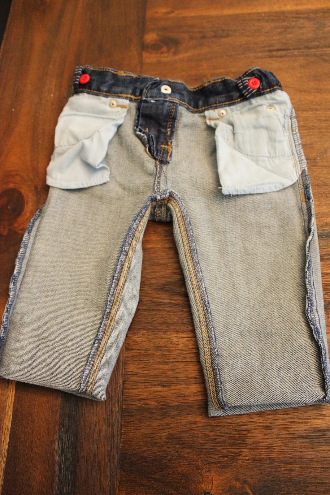 Domesticated Diva DIY Distressed Baby Jeans