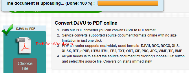 go4convert djvu pdf convert online