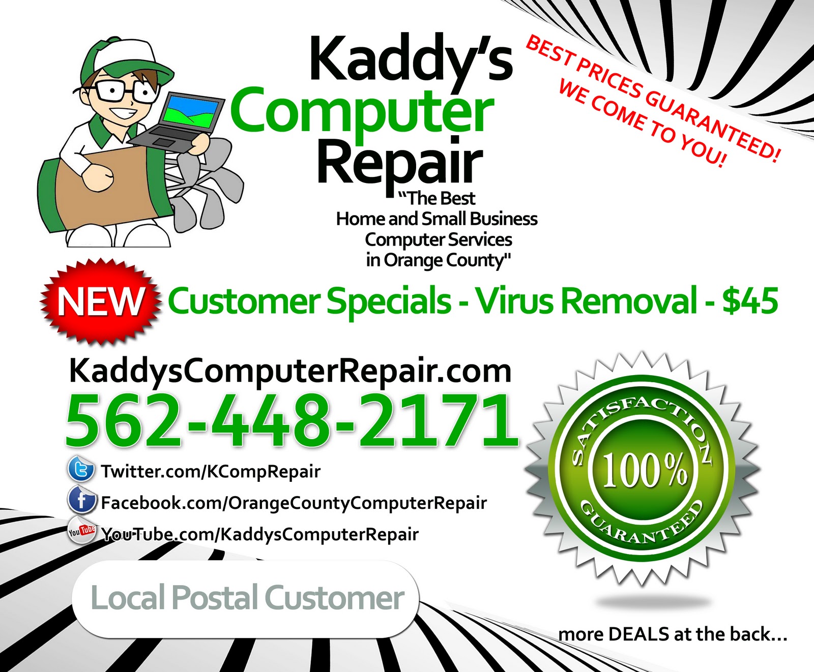 computer repair flier