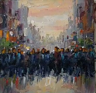Let's Make a Painting: Tom Brown Paints a Bustling City Scene