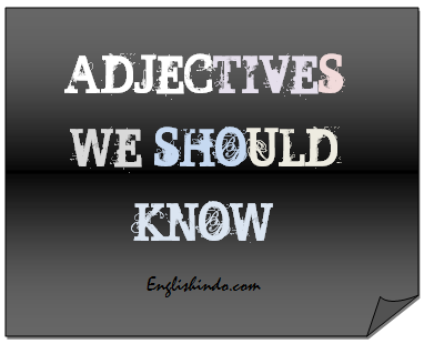 Jenis Jenis Adjective Kata Sifat