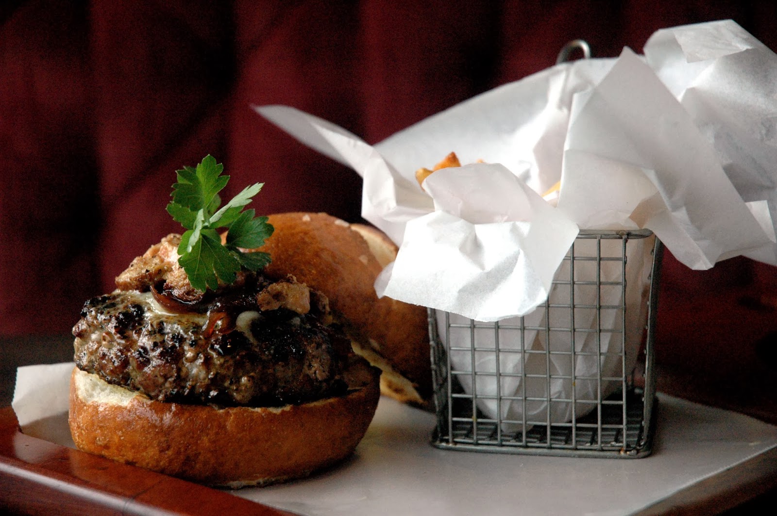 DUDE FOR FOOD Village Tavern's New Wagyu Burgers