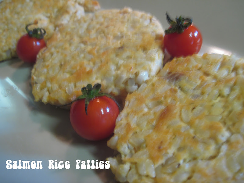 The Better Baker Salmon Rice Patties