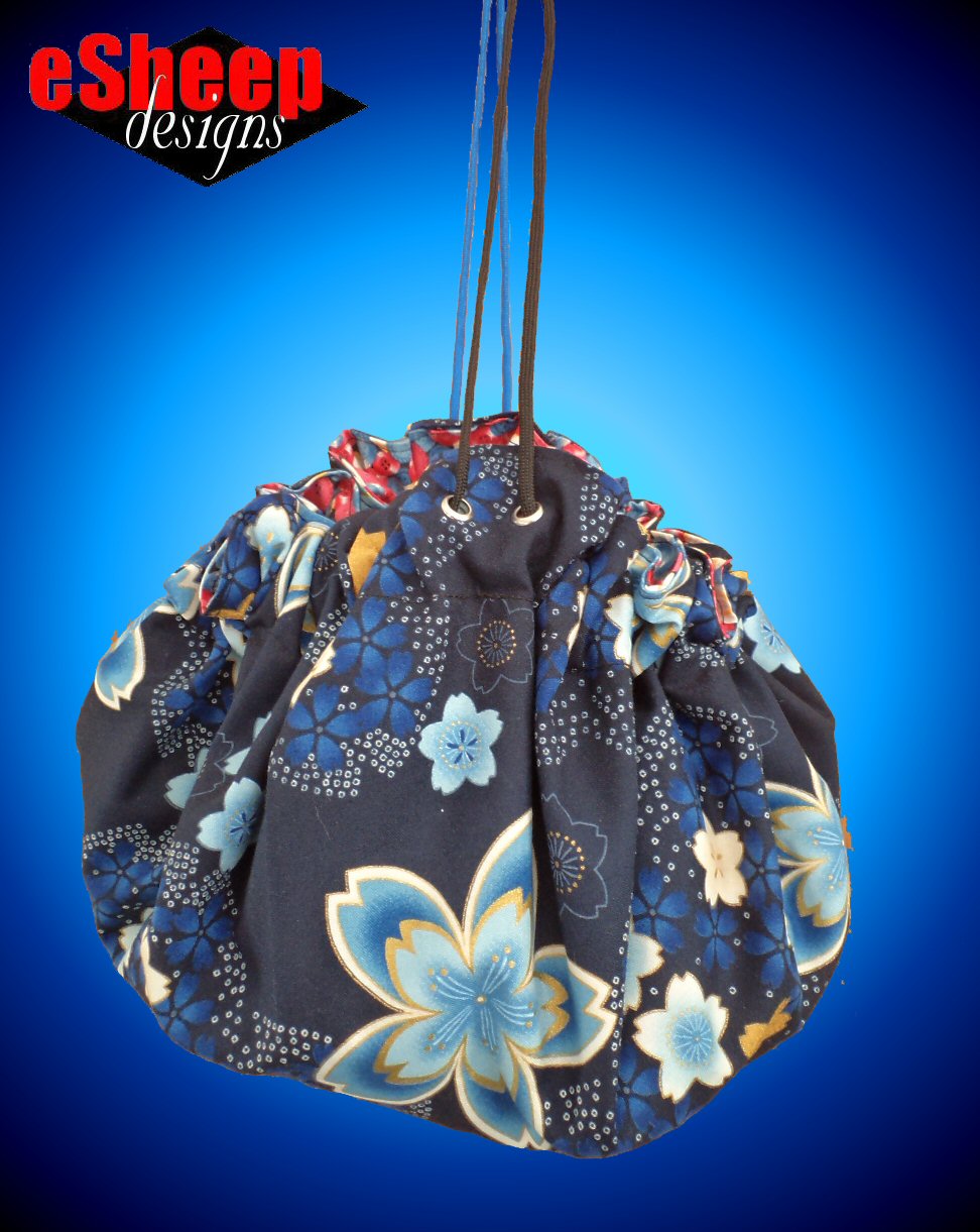 eSHEEP DESIGNS New Pattern Release Bundled Up Bindle Bag