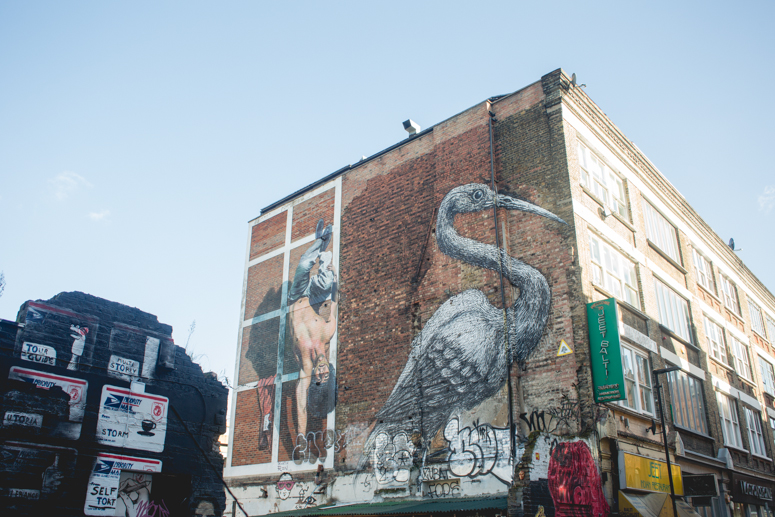 street art london bird