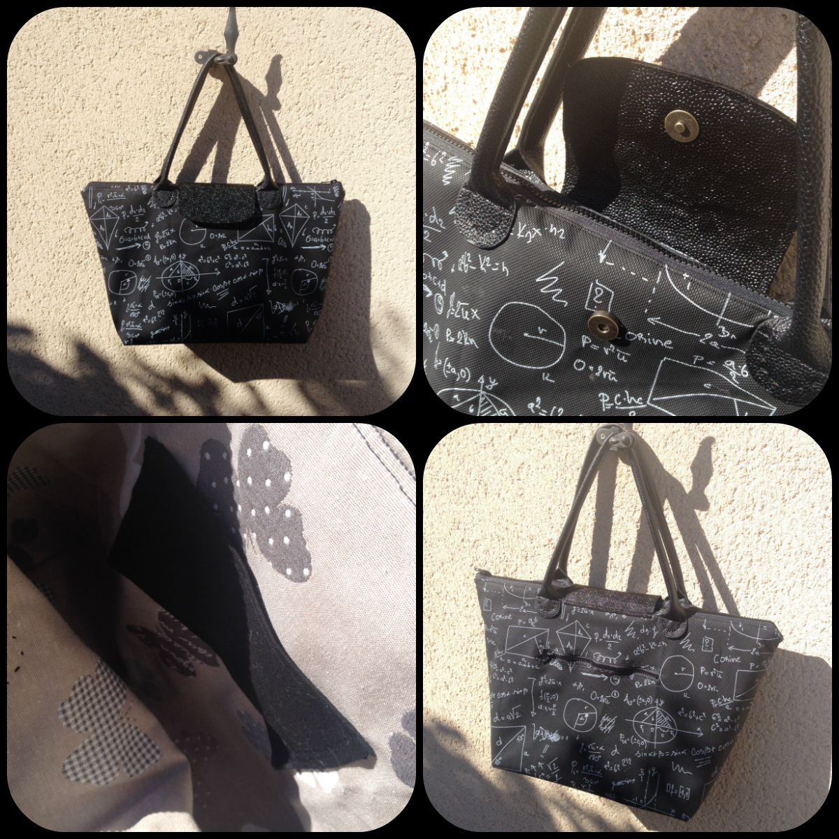 Du Fil et Des Aiguilles Tuto grand sac façon "Pliage" de Longchamps