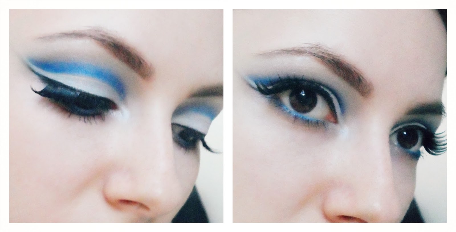Makeup Monday / Blue Cut Crease Makeup Tutorial January Girl