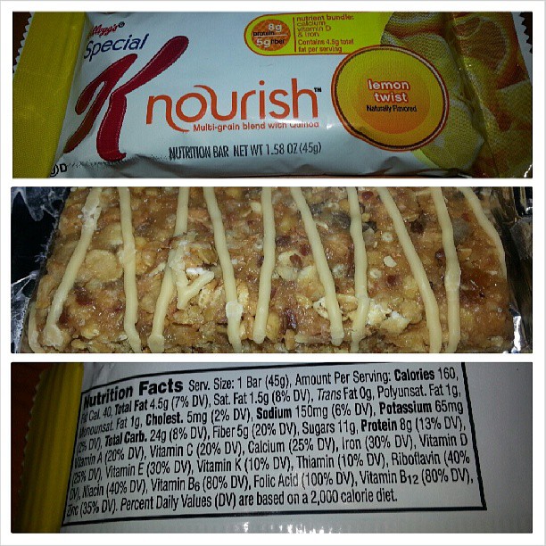 Shannon's Lightening the Load Kellogg’s Special K Nourish Lemon Twist