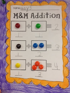 Look Whoo's in First: M&M Addition