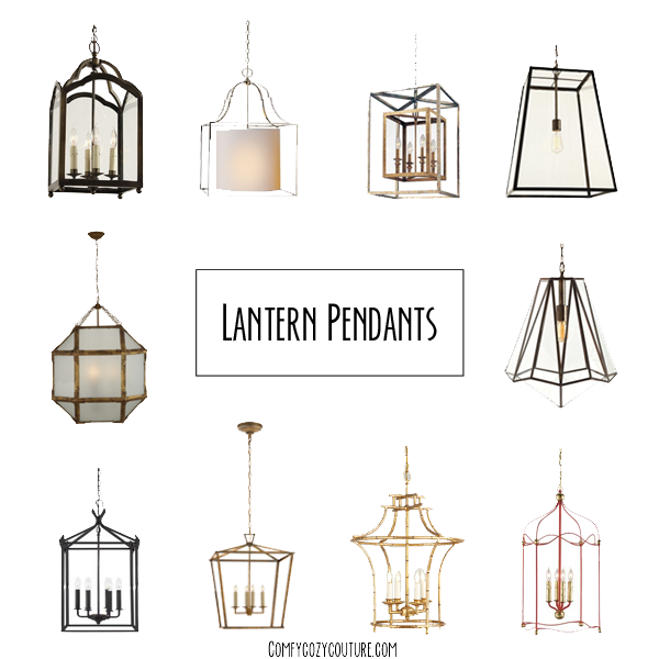 Comfy Cozy Couture: Lantern Pendant Lighting