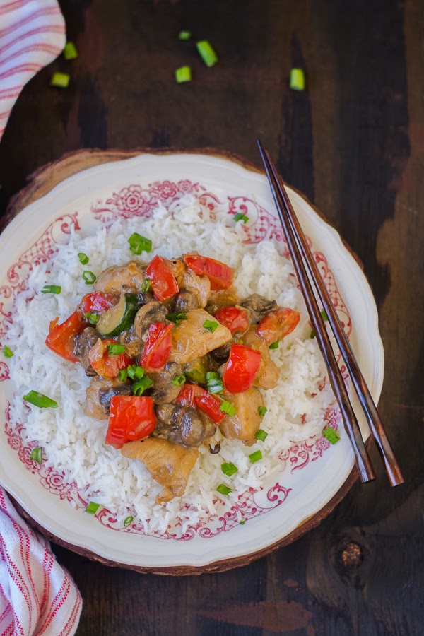 Mix and Stir: Mushroom-chicken