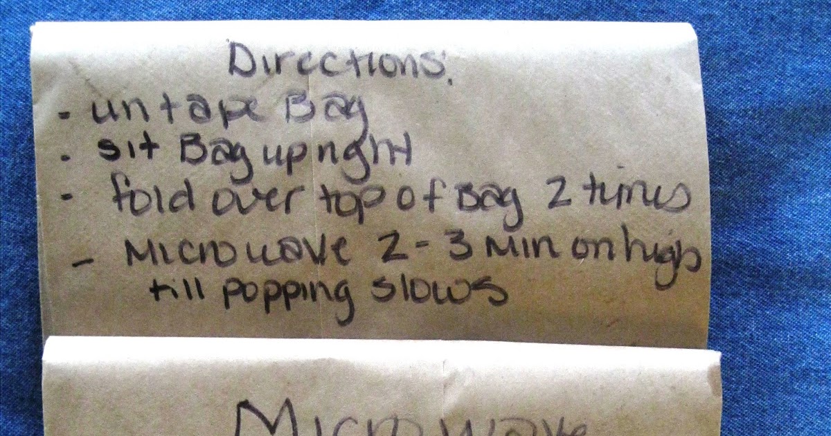 TIP GARDEN Make Your Own Microwave Popcorn Packets