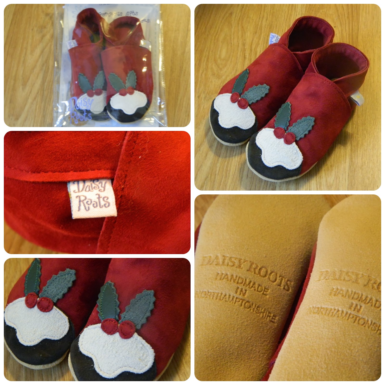Daisy Roots Christmas Pudding Baby Slippers A Review Daisy Roots Christmas Pudding Baby Slippers A Review