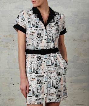 Printed-shirt-dress-amy-winehouse-fred-perry