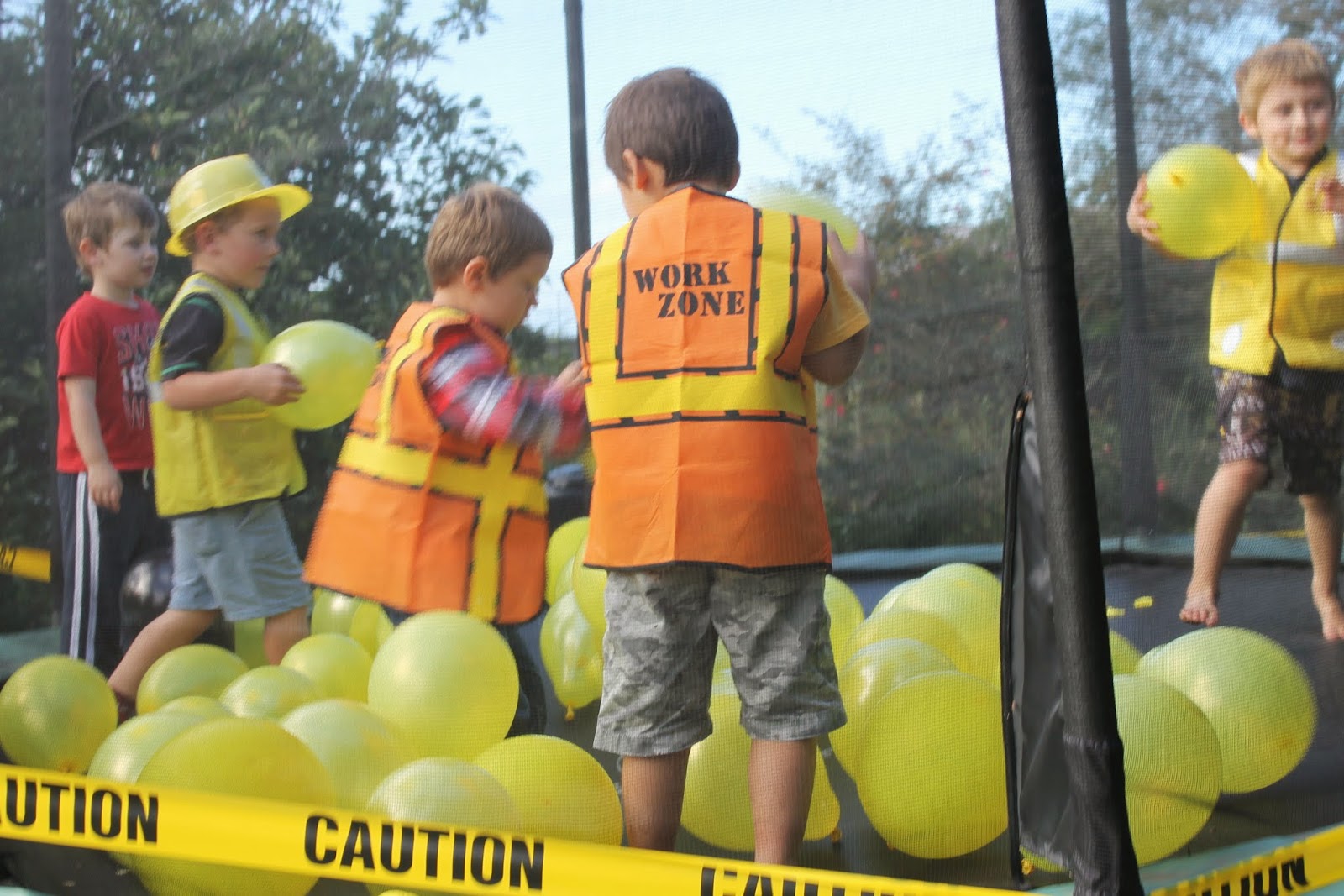 Adventures at home with Mum Construction Theme Party Games