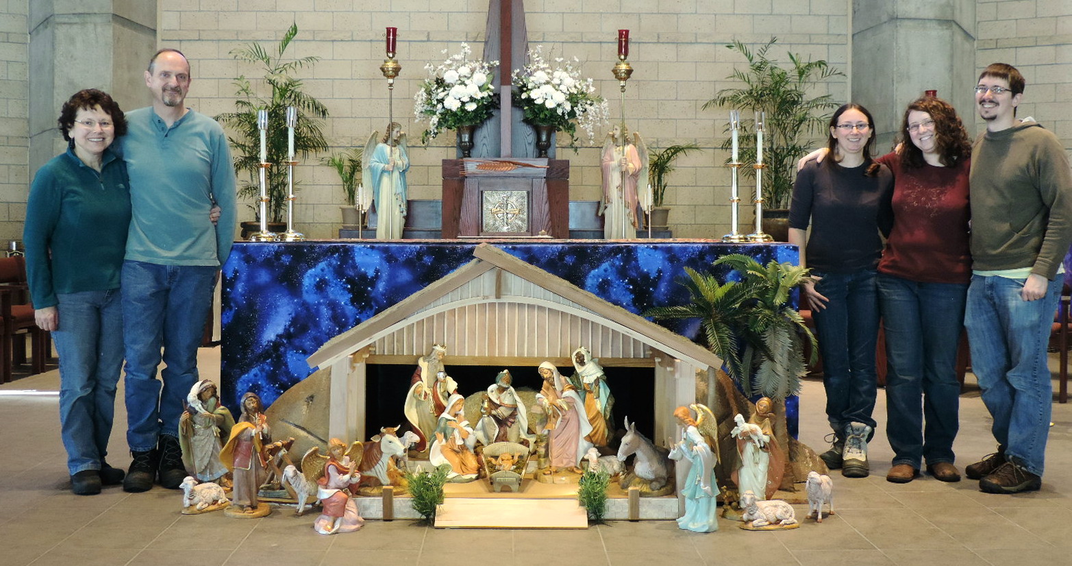 Father Julian's Blog Nativity setup
