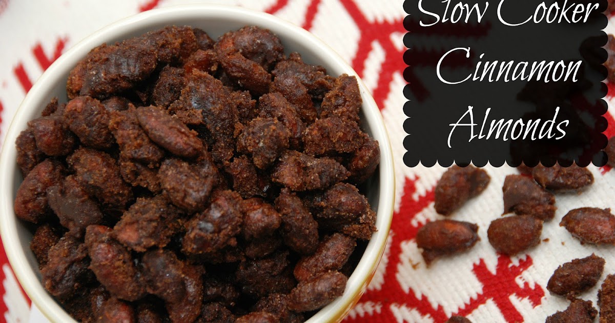 One Creative Housewife Addictive Slow Cooker Cinnamon Almonds