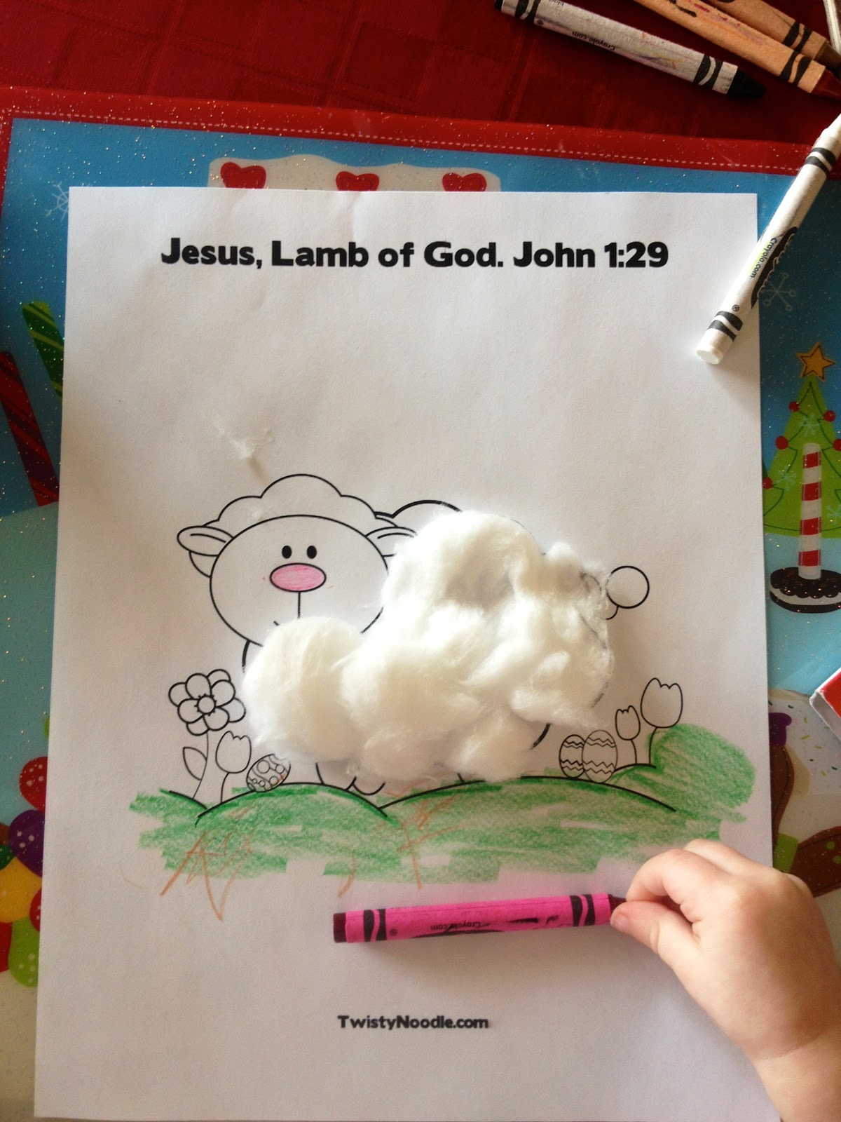 Antidotes for Mom The Lamb of God Craft for Kids