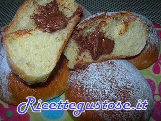 bombe alla nutella cotte in forno