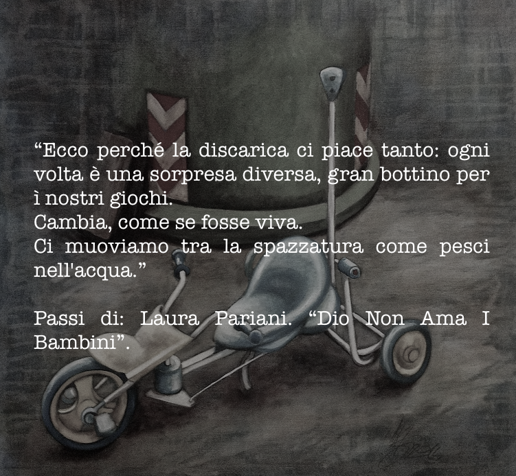 Citazione da Laura Pariani su opera di Monica Spicciani