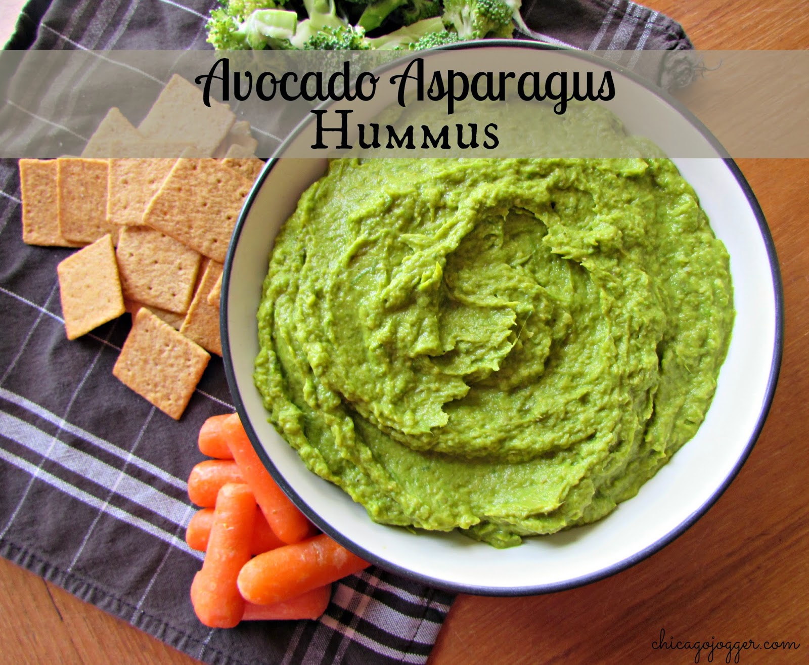 Chicago Jogger Avocado Asparagus Hummus.