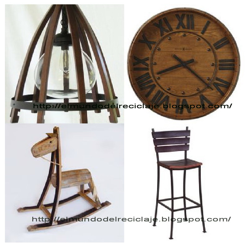 EL MUNDO DEL RECICLAJE: Recicla barriles de madera