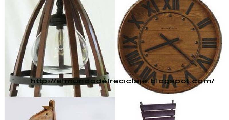 EL MUNDO DEL RECICLAJE: Recicla barriles de madera