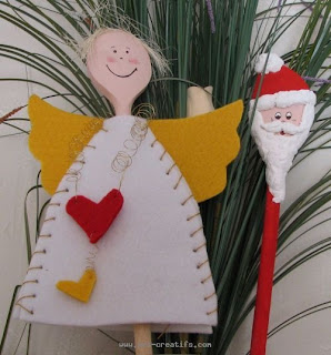 Enfeite árvore de natal em feltro -Anjo Enfeite árvore de natal em feltro -Anjo