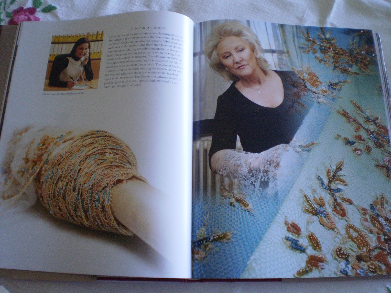 Linens and Royals Dressing The Queen and a Pretty Apron