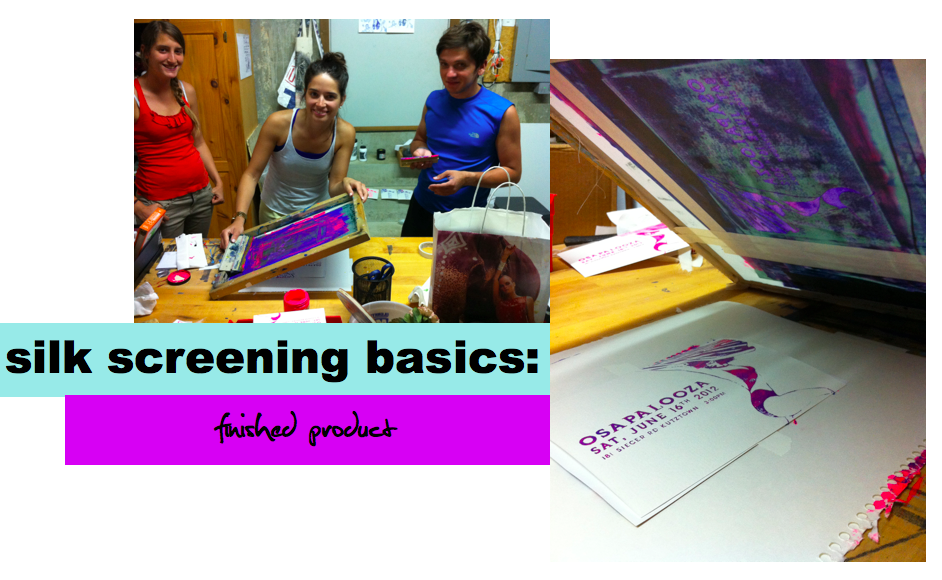 CRAFT & CONSUMPTION Silk Screening {invitation adventures}