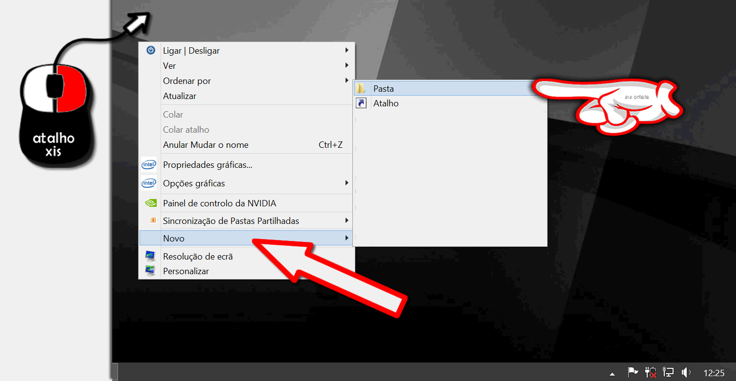 God Mode, o cockpit do Windows atalho xis