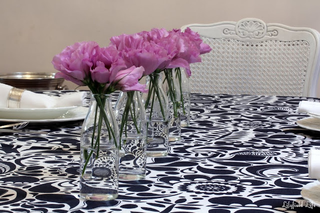 lilyfield life blue and white floral table setting