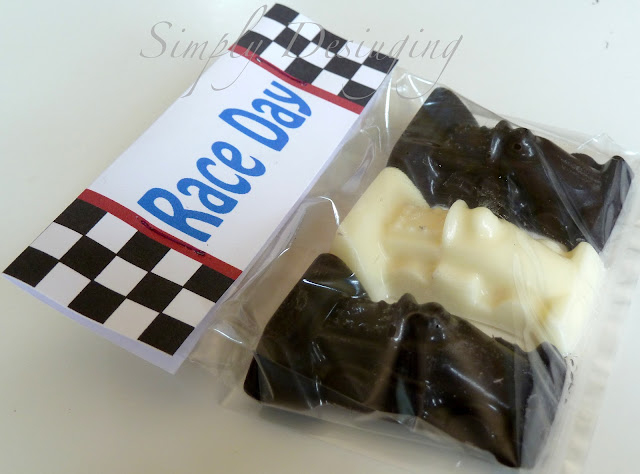 ChocCars01 | Black and White Chocolate Race Cars with FREE Printable Topper | 23 |