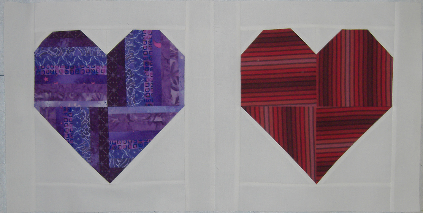 Fiber Fun Striped Hearts