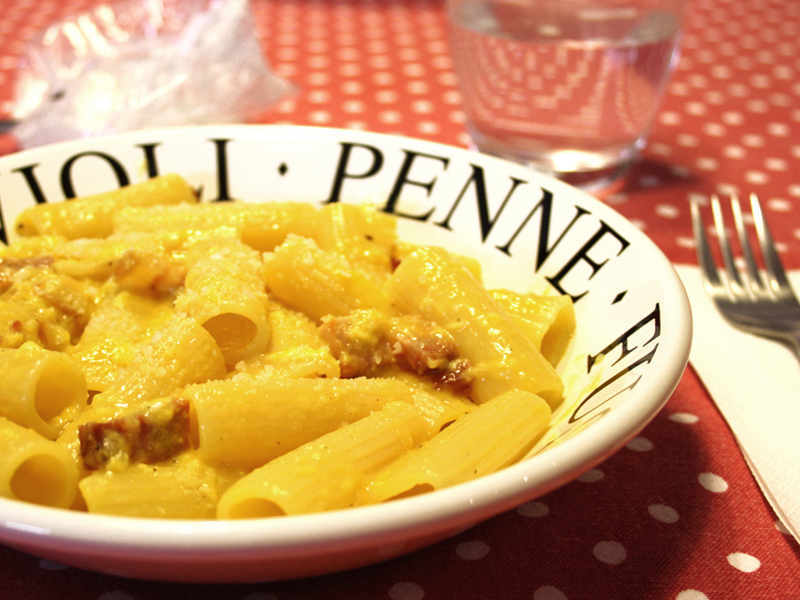 la bella vita pasta a la carbonara