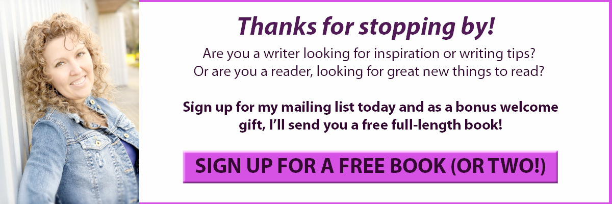 Join my Mailing List for Free Books!