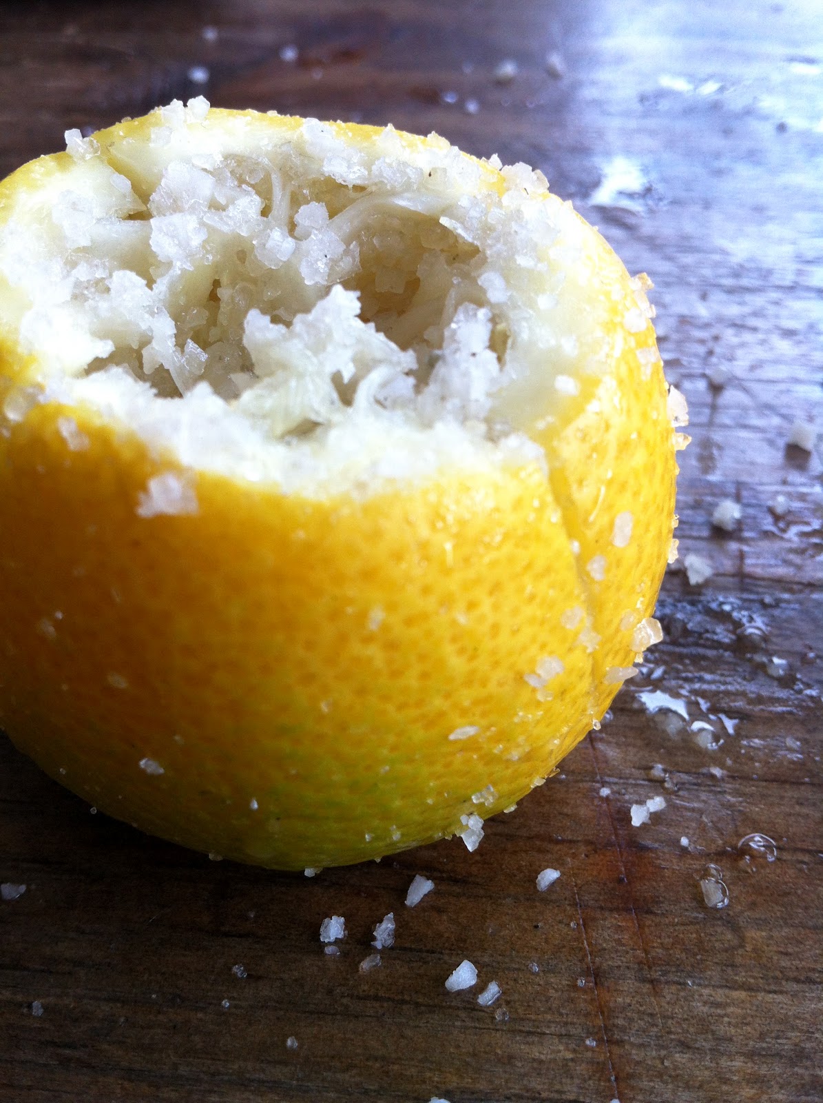 recipe for disaster Preserved lemons